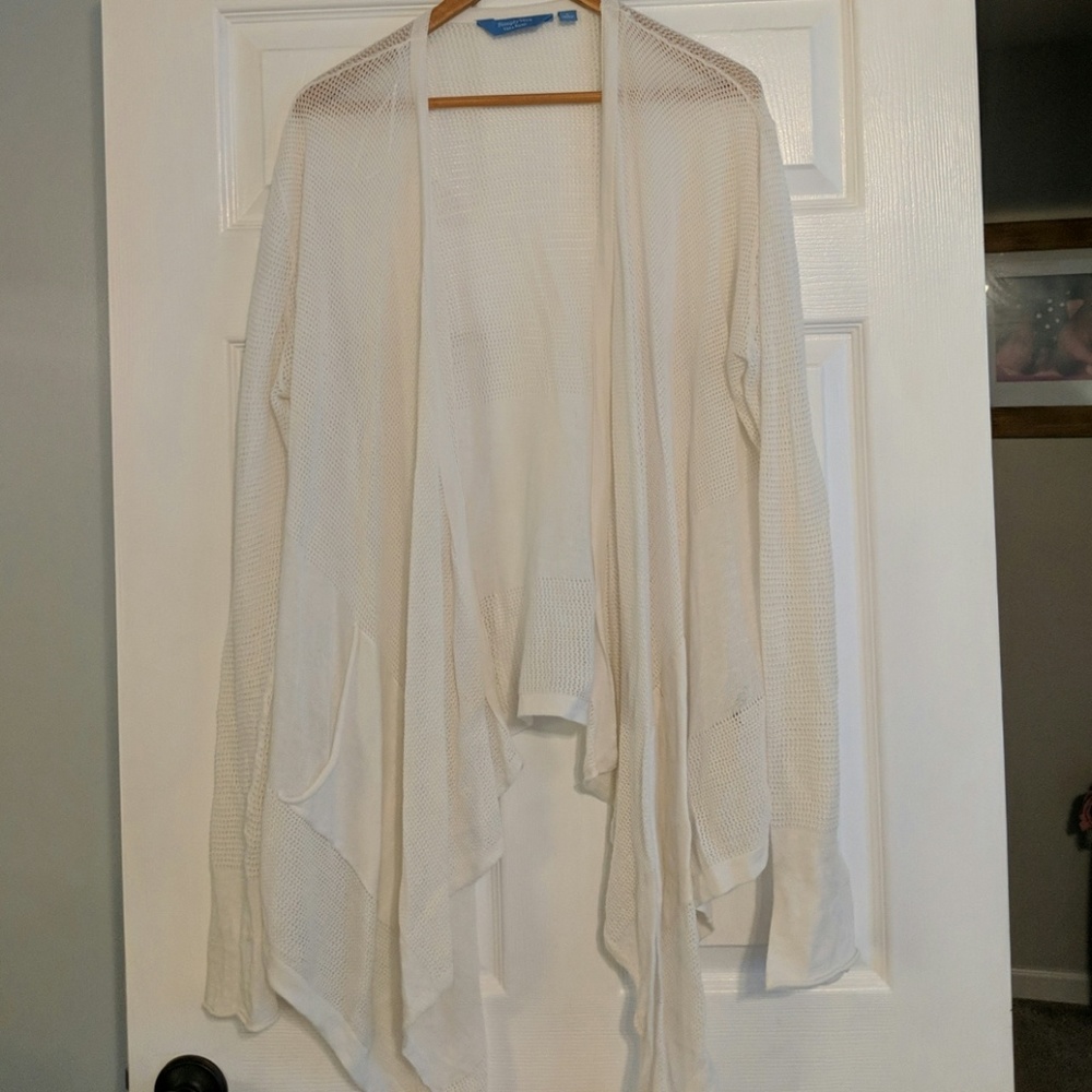 Simply Vera Off white flowy cardigan